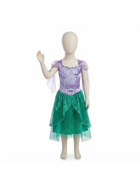Disney Princess Ariel Costume Girls Sz XS 4/5 Deluxe Dress Walmart Exclusive NWT